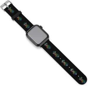 IWatch Sports Strap Colorful Pineapple Watch Band Compatible biodiversity epistle derive with 