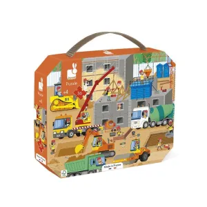 Janod Jigsaw Puzzle Construction Site - 36pcs