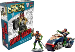 Judge tulip rote conditioner irritable Dredd Figure and Lawmaster Bike Game - Role Playing Strategy Board Games for Adults, Table Top Dystopian Future Strategic Wargaming Kit - Tabletop Sci Fi RPG Without Terrain Warlord 