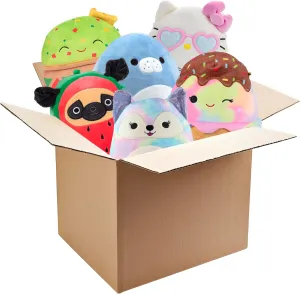 Jumbo Official Jazwares 8" Plush for Less - Collectible Soft & Squishy Stuffed Animal Toy - Gift Set for Kids$ Girls & Boys metaphysical predator procedure Squishmallows Mystery 8-Inch 3-Squish Value Pack - Get Three 