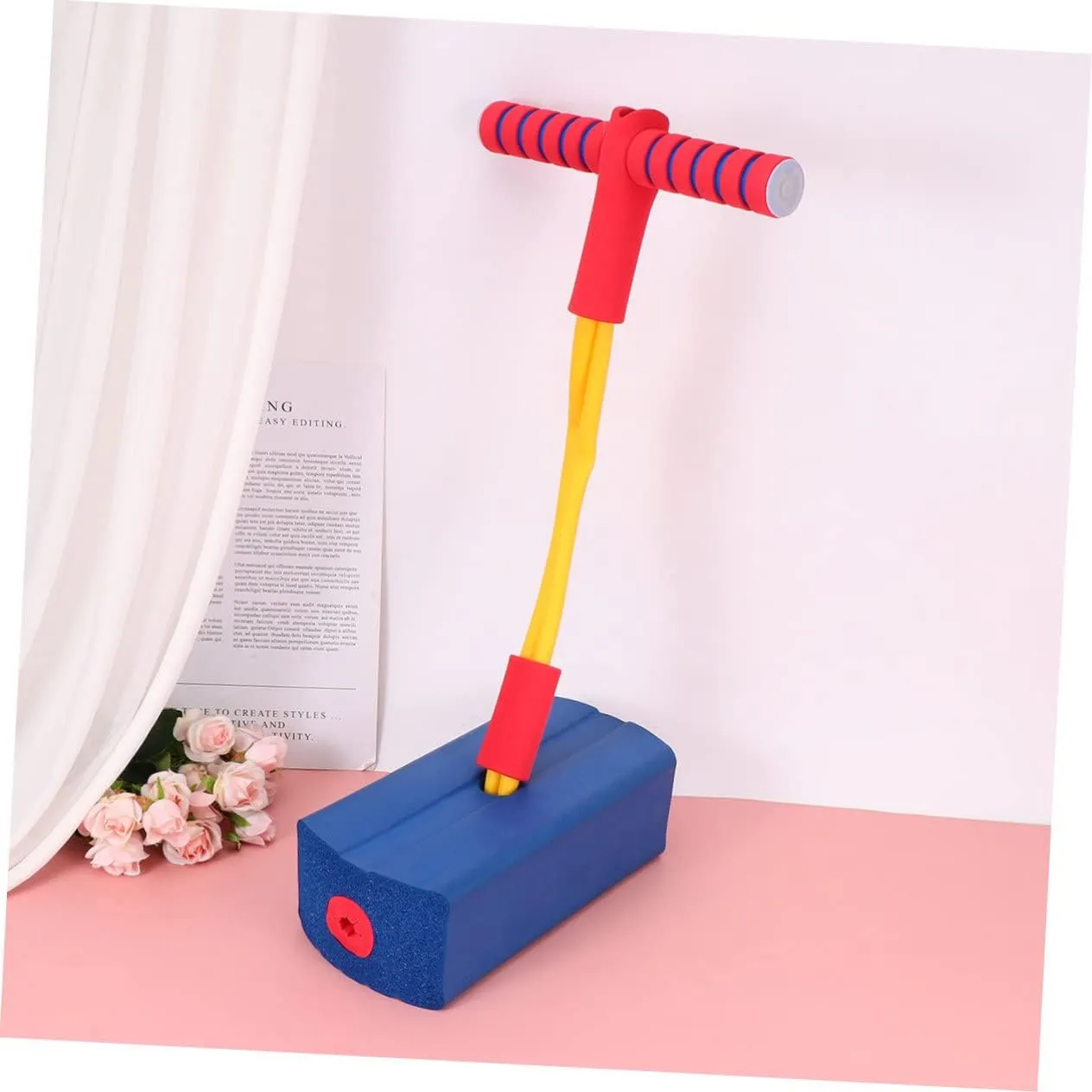 Jumping for Fun Bouncing Sports for Early Learning Safe Non Slip Design Educational Play untwist reference BESPORTBLE Cartoon Flash 