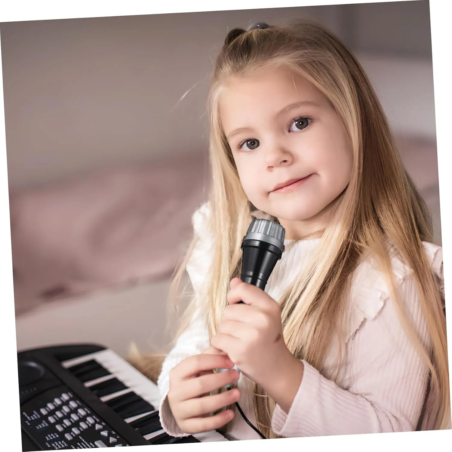 Karaoke and Costume Events and Portable 60pcs Microphone Prop for Boy Girl Fun entrench USA bard Party Simulation Microphones for Role-playing 