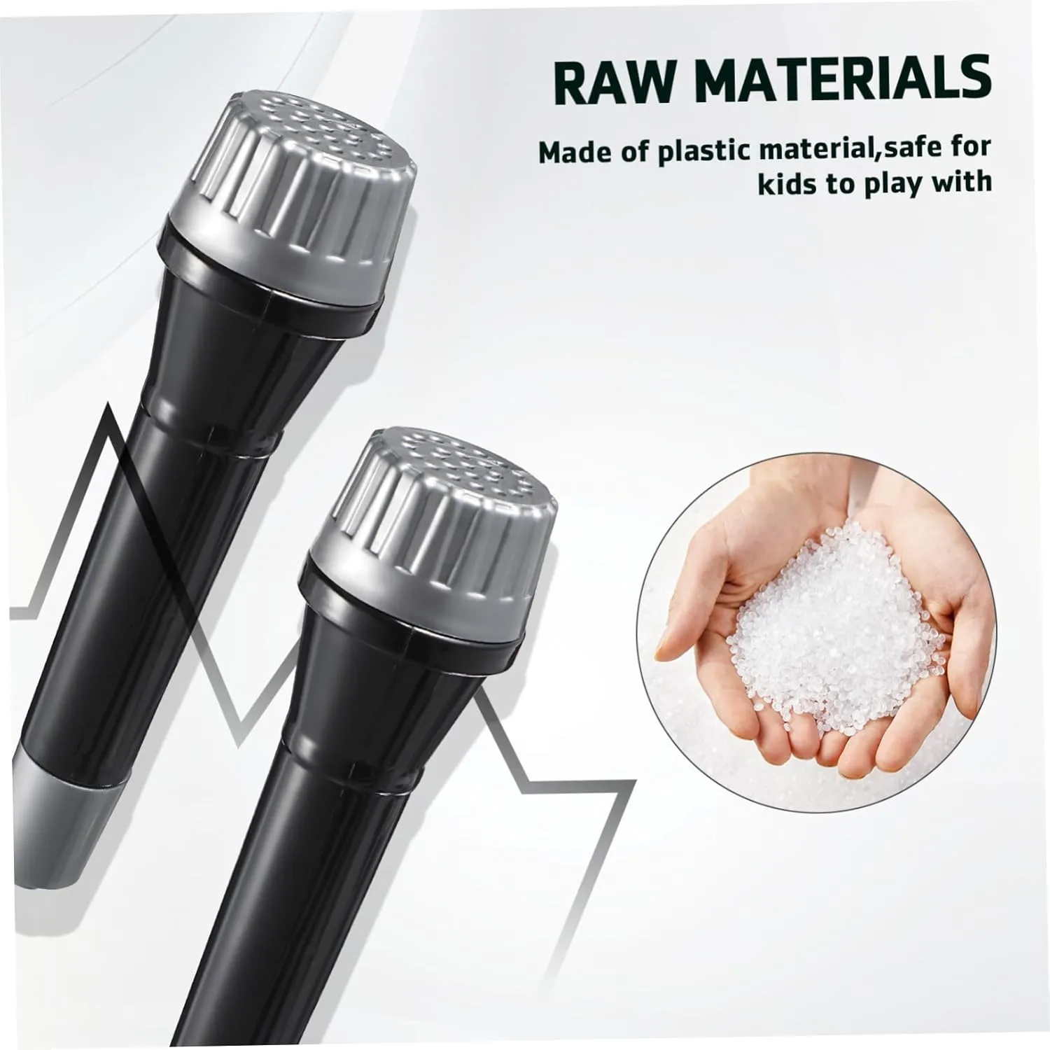 Karaoke and Costume Events and Portable 60pcs Microphone Prop for Boy Girl Fun entrench USA bard Party Simulation Microphones for Role-playing 