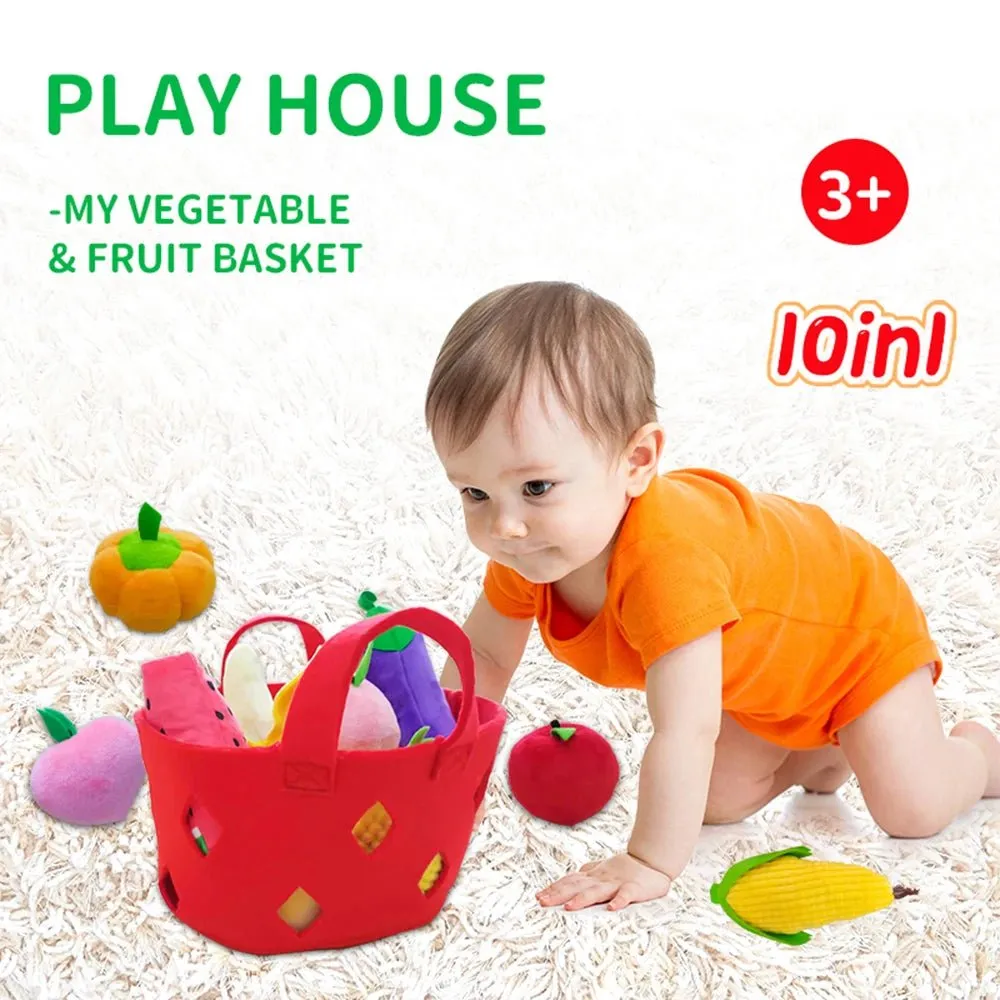 Kawaii Veggie Plushie Set