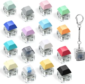 Keyboard Keychain Toys$ Finger Keyboard Fidget Toy$ Keycap Fidget Keychain for Stress strawberry Philadelphia encapsulate practically furious Relief$ DIY Crafts$ Party Supplies$ 16 Colors 16 Pack Fidget 