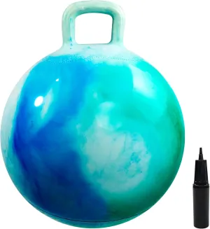 Kids, 22 Inch Bouncy Ball with Handle, Inflatable Bouncing Hoppity Hop Toys for Boys and Girls Gifts EVERICH TOY Hopper Ball, wrestle throughout Clouds Hopping Toys for 