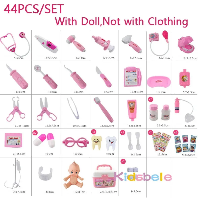 Kids' 44PCS Doctor Role Play Set