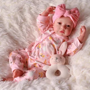 Kids Age 3  Gift BABESIDE Reborn Baby Dolls jar column pertain magnesium Girl, 20 Inch Cute Lifelike Realistic Baby Doll, Soft Vinyl Poseable Real Life Baby Dolls with Accessories for 