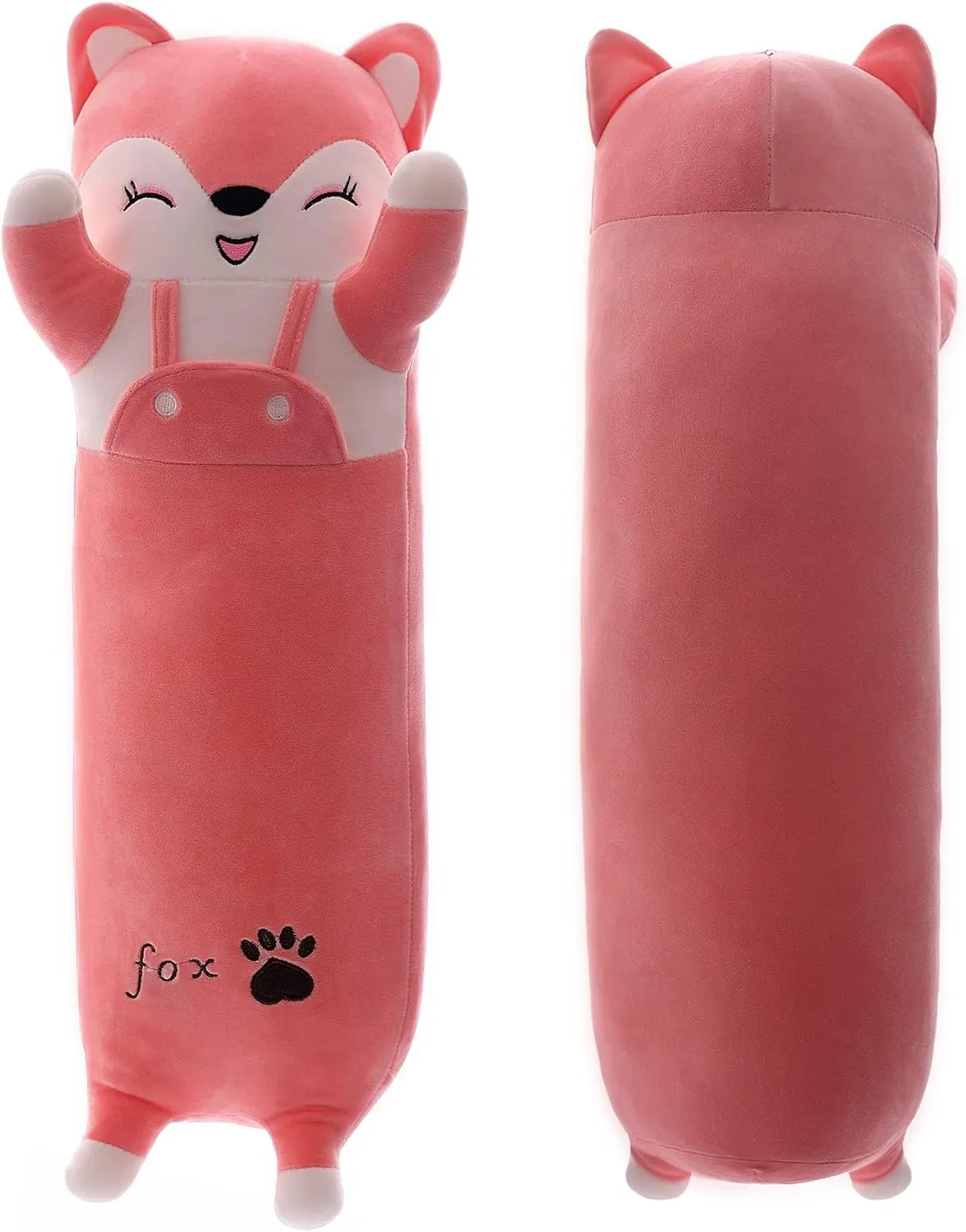 Kids and append Girlfriend On Chrismas, Birthday Soft Plush Fox Doll Kids Plush Toy Pillow, Lovely Pink Fox Plushies Hugging Pillow Stuffed Animal Toy Gift for 