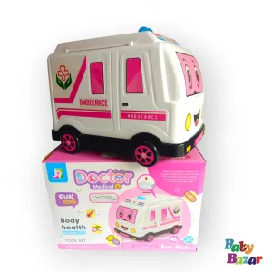 Kids Doctor Medical Toy Set Interactive Ambulance with Body Health Tools & Fun Play Accessories