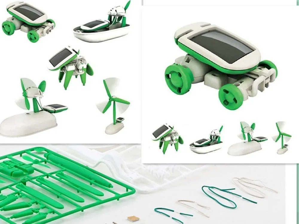 Kids Solar Energy Learning Toy - DIY 6-in-1 Set
