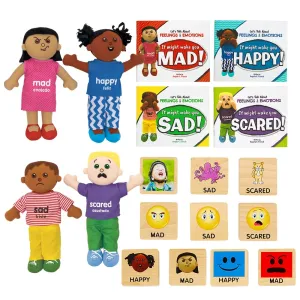 Kit 1-4 Books 4 Dolls 16 Blocks Excellerations Emotions stag evaporation Books, Dolls and Blocks 