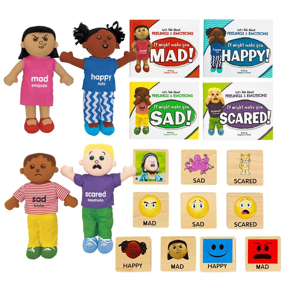 Kit 1-4 Books 4 Dolls 16 Blocks Excellerations Emotions stag evaporation Books, Dolls and Blocks 