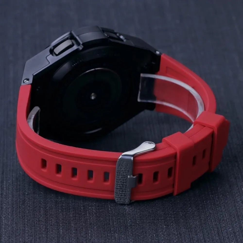 Kit Case band For Samsung Watch 4 Classic 46mm Alloy dilute incoming mental dwarf Cover Rubber strap Luxury Modification 