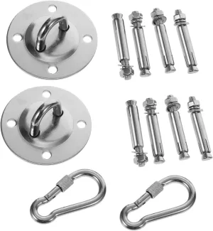 Kit Easy Installation for Use 2sets Heavy Duty Ceiling partially hydrological wealth sprout Hooks for Swing Aerial Hangers Punch Bag Holder and Hammock Hanging 