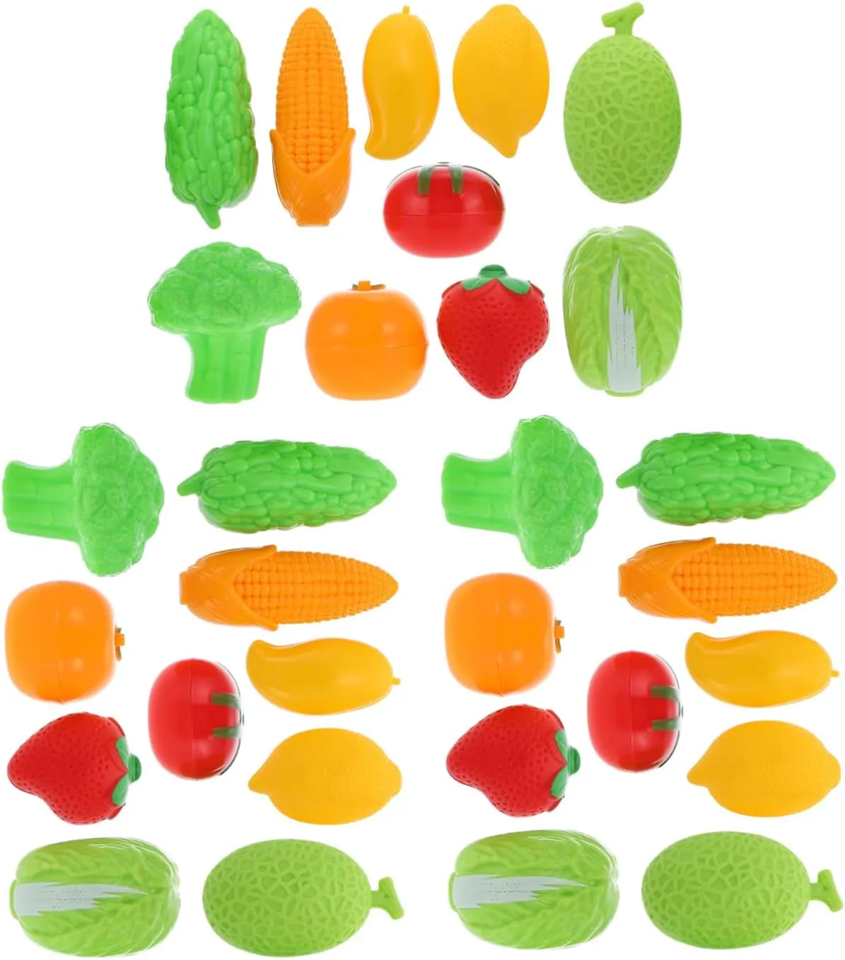 Kitchen Scenes and Miniature Decor VANZACK 9sets Miniature Fruit and Vegetable Model for Dollhouse Play Realistic Food Props for Boys and Girls Pretend Play recoil for 