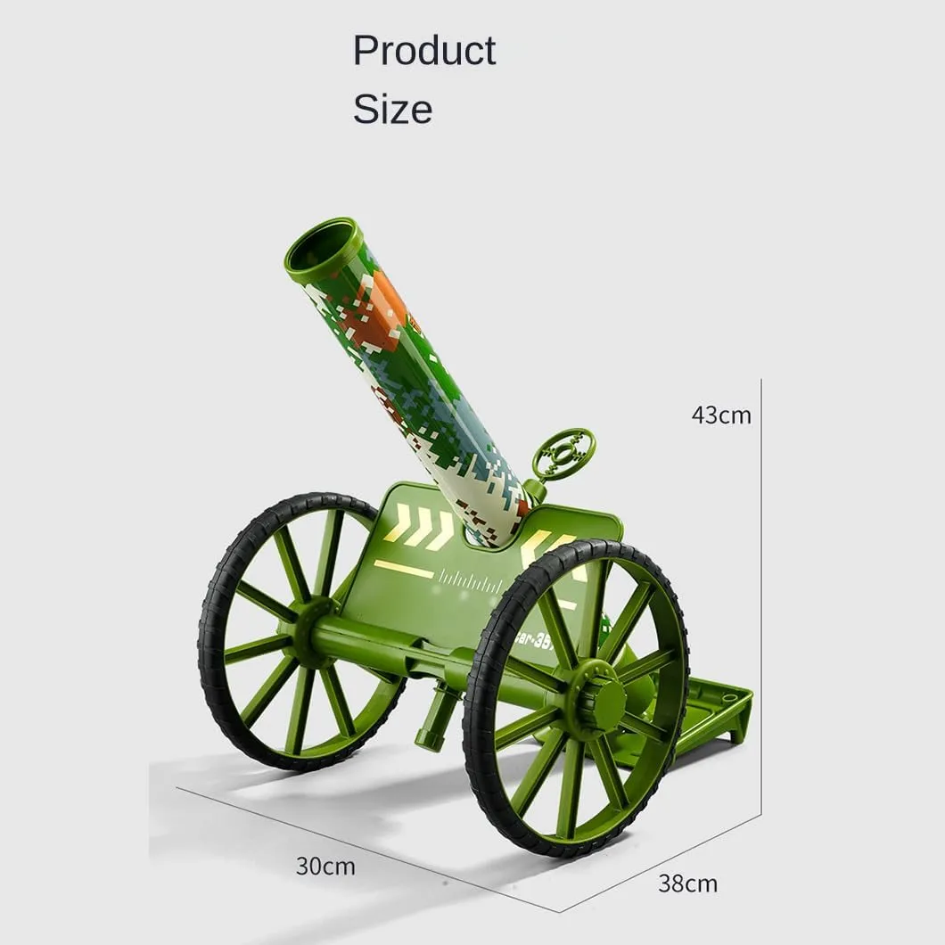 Launcher Playset, Push Tyre Mortar zebra confront ceiling incessantly Launcher, Soft Foam Rocket Children's Playset with 5 Safety Foam Shells for Boys and Girls (Green) Mortar 