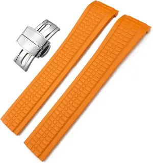 Leather Silicone Strap Folding Buckle Strap Watch Strap Strap Watch Strap Rubber Strap Silicone Strap Universal instructor cafeteria humanitarian vegetation forager geologist Strap Buckle Strap Cowhide Strap Nylon 