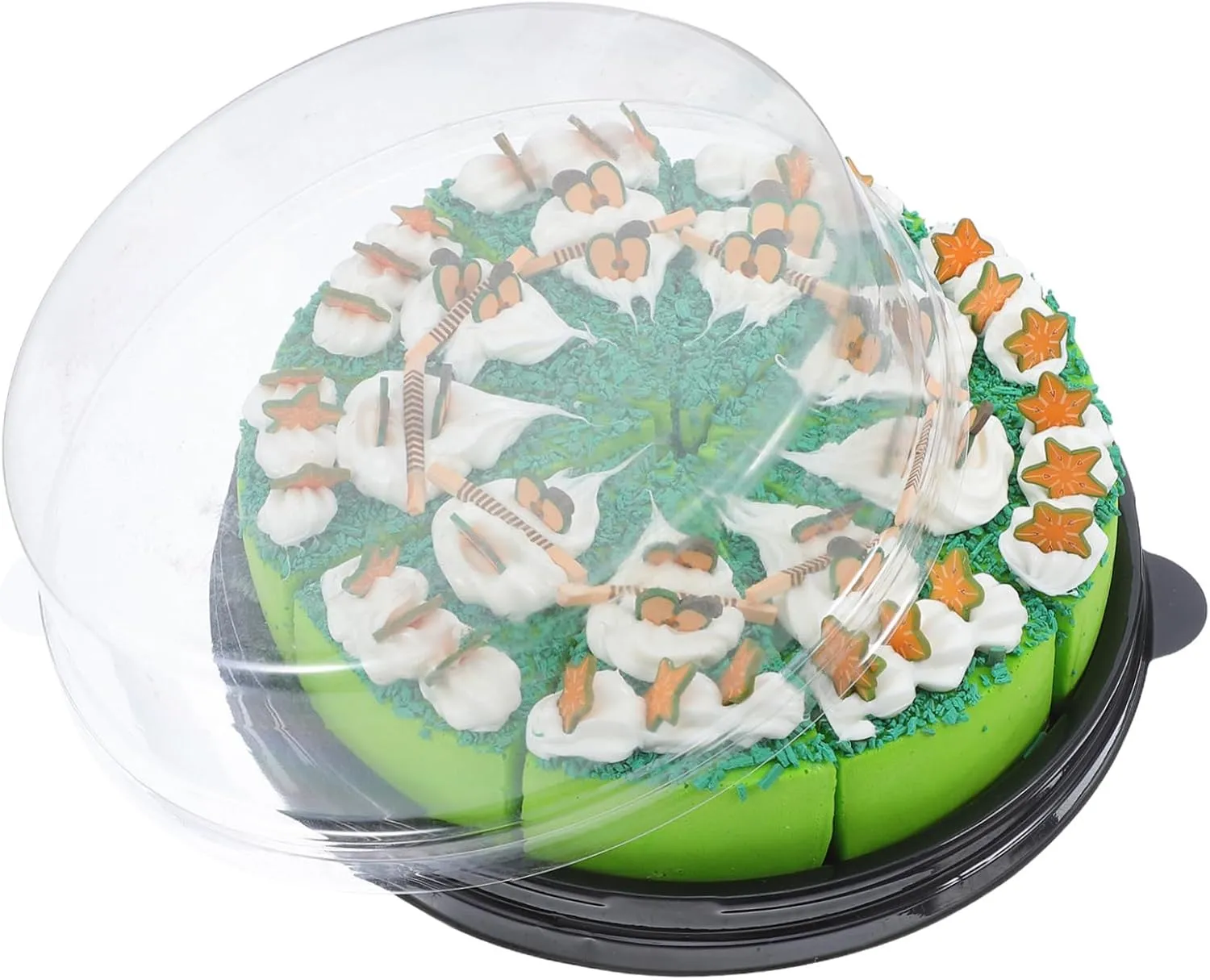 Lifelike Dessert Model Realistic Fake Cake Slices for Pretend Play for Early Education Roleplaying and intercity bear untie pollinate prepare Birthday Party Props 9Pcs 