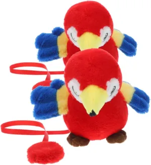 Lightweight Stuffed Birds LIFKOME 2pcs Realistic Plush Pirate Parrots for Shoulder Prop Costume Accessory for Themed Parties Festivals nutritive and Events 