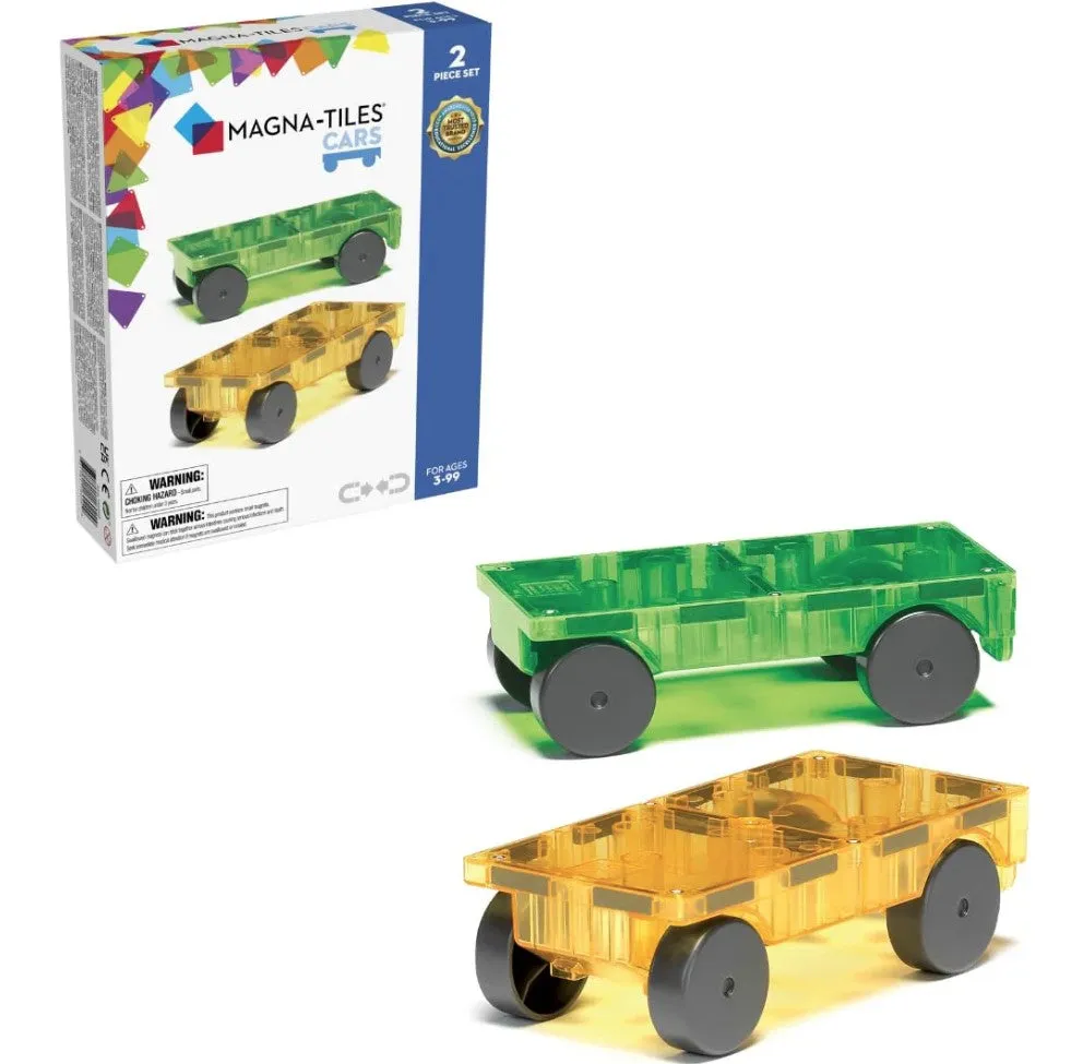Magna Tiles Cars 2 Piece Expansion Set