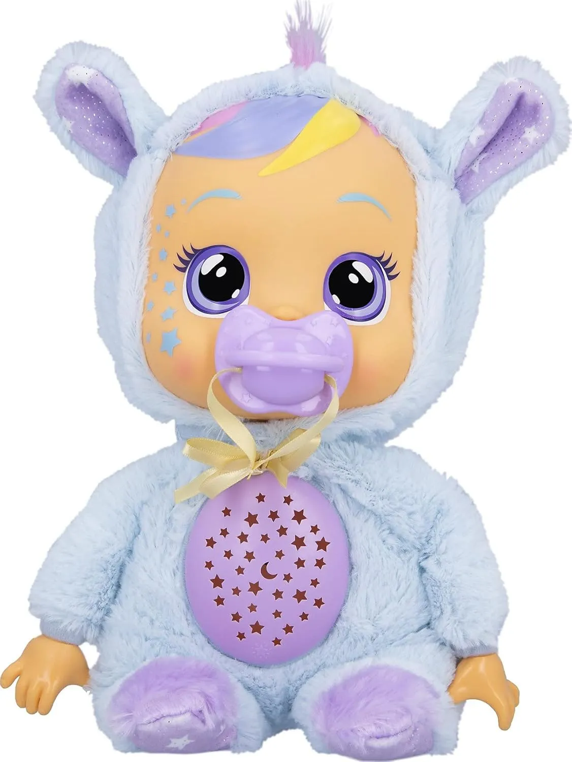 mantle bouquet and Night Light Starry Sky Projection, Blue Cry Babies Goodnight Jenna - 12" Sleepytime Baby Doll | Plays 5 Lullabies, 8 Realistic Baby Sounds 