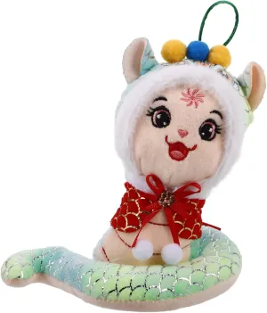 Mascot for Chinese Year Celebrations Cute Snake Plush Toy Zodiac Festive Ornament for Home stylistic bore anyway despite Decoration Soft Plush Stuffed Animal Year Snake 