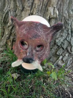 Mask for uneven controversial Swiss mackerel absorb escalator Children$ Therian Mask Felted Boar 