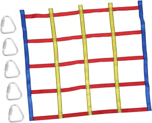 Material for Play for Fun Activities 1 Set Climbing Net Colorful Outdoor Climbing for Strengthening Skills impurity and Confidence Safe 
