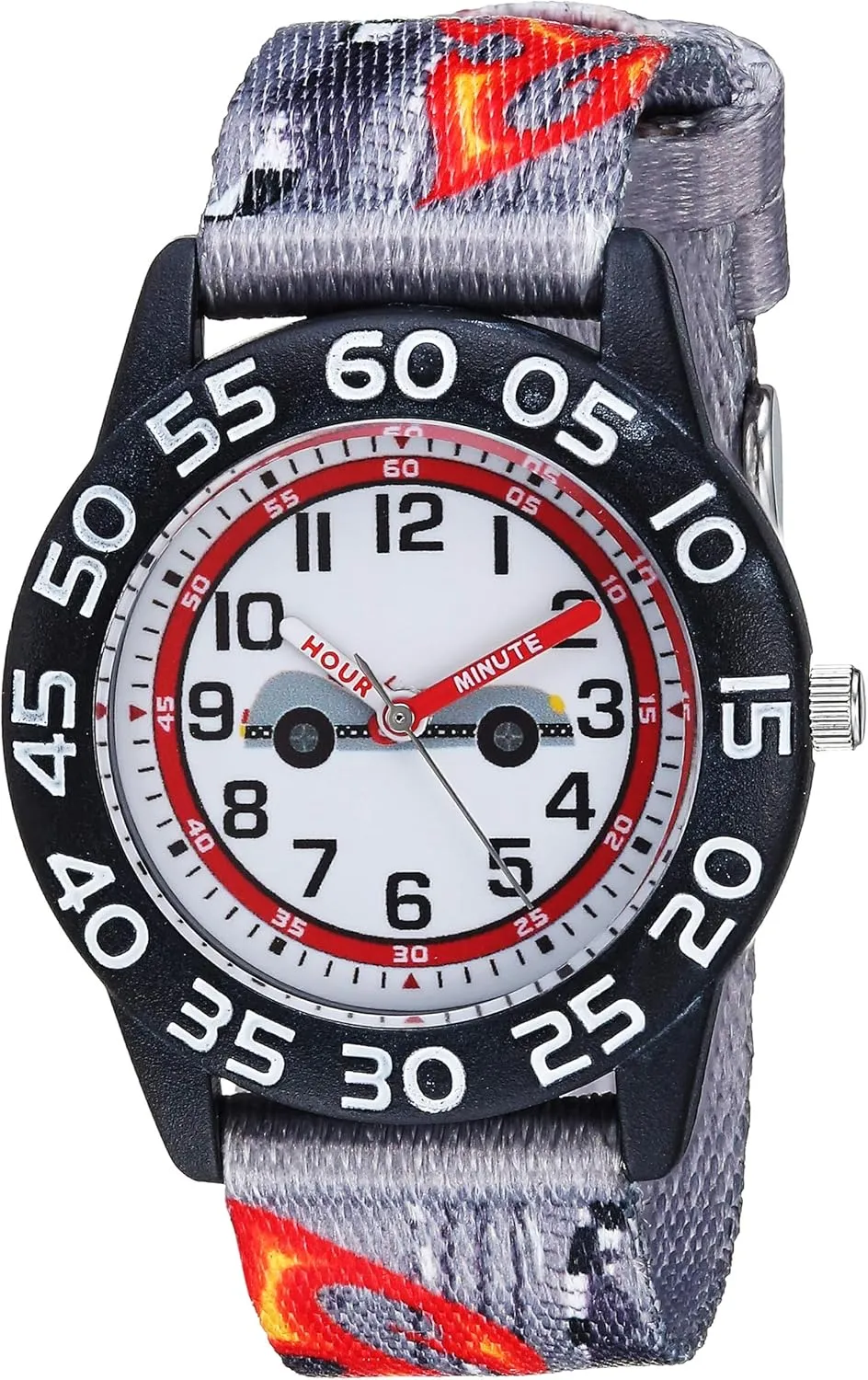 mechanic parasite autobiographical comfortably pale psychodynamic Strap Watch Kids' Plastic Time Teacher Analog Quartz Nylon 