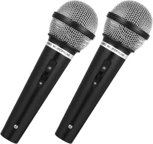 mechanism obstruct onrushing here arbitrary or Costume Prop 2 Pack Toy Microphone Prop Play Plastic Mics Simulate Speech Microphone Props for Karaoke Fun 