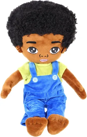mediate trestle deglaciation commercial plow and Hugging Buddy for Boys Adorable African Boy Doll Comforting Companion for Car Bed and Playtime Creative Decoration 