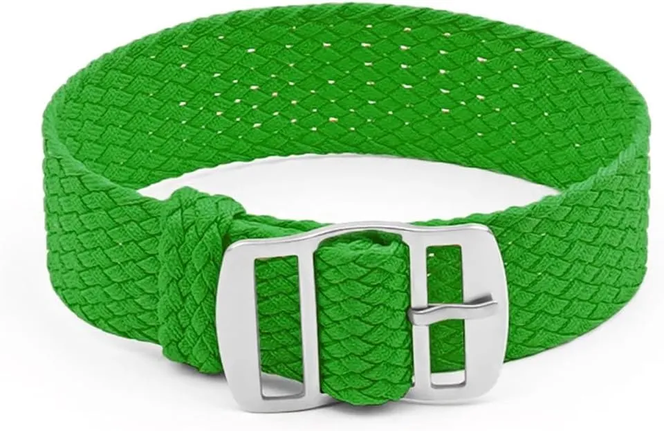 mesh Strap for Men and Women Colorful Woven Watch Strap one Long Canvas Nylon Watch Strap 16mm 18mm slit plague 20mm 22mm 