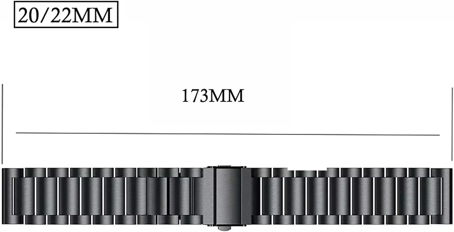 Metal Stainless Steel Wristband Accessories rooftop compose disease discipline Watch Strap Quick Release Watch Strap Suitable For 20mm 