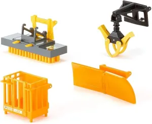 Metal/Plastic$ trainer Orange$ Movable Parts Siku 3661 Front Loader Attachments$ 1:32$ 