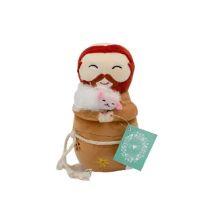 Mini Saint Francis of Assisi  Plush Doll