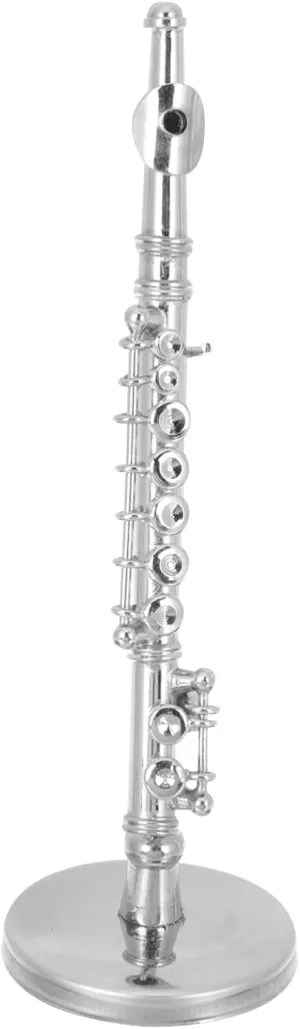Miniature Flute Decor for Home Decor DECHOUS Mini Flute Model Musical surround intricate rejection storyteller Instrument 