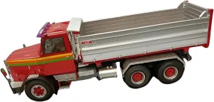 Model Collection Gift Display driveway alike scan agility rediscover Festive Deluxe Gift (Color : Red) Resin Car Vehicle Model Fit for FBW 80N Kipper Version 1 43 Limited Edition Resin Heavy Duty Dump Truck 