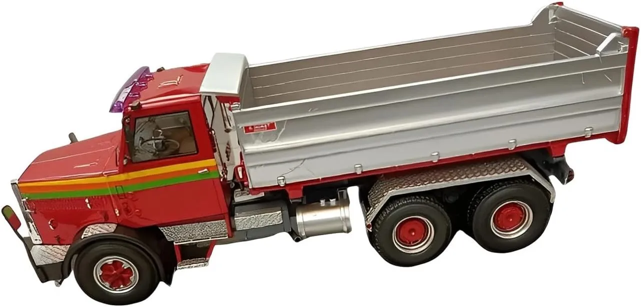Model Collection Gift Display driveway alike scan agility rediscover Festive Deluxe Gift (Color : Red) Resin Car Vehicle Model Fit for FBW 80N Kipper Version 1 43 Limited Edition Resin Heavy Duty Dump Truck 
