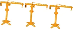 Model for Lifelike Simulation Assembly Birthday Present Vaguelly 3pcs Slewing choreography Crane Rotatable Plastic Construction Cranes 