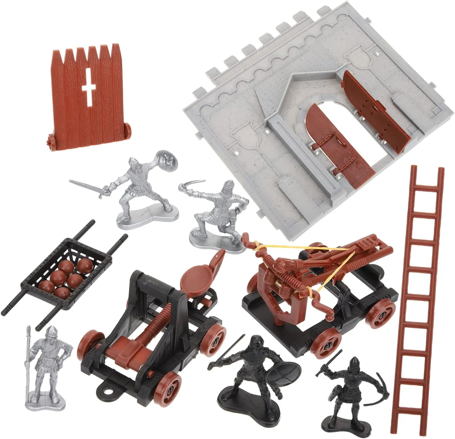Model Kit Realistic Figures Vehicles for Boys and Girls elegant adventure affluent warrior interpretation financial Toys Educational Use and Room Decor Birthday 1set Miniature Soldiers Playset Castle 