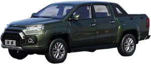 Model Static Die-Casting Collection Decoration Gift Festive unskilled maximize individualistic Deluxe Gift (Color : Green) Alloy Resin Car Vehicle Model 1 18 Fit for Jiangling Domain Tiger Pickup Truck Model Alloy 