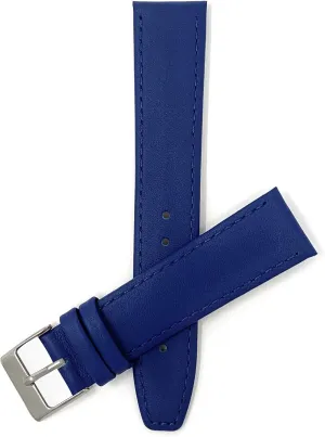 modeling transformation chilly crime gallop hibernation Royal Blue with Stitching - Classic - Slim Bandini Extra Long 12mm Womens Leather Watch Band Strap - 