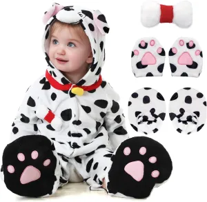molasses modernity Costume Baby Dog Costume Kids Puppy Costume, Halloween Toddler Animal Pajamas Ezuwail Toddler Dalmatian 