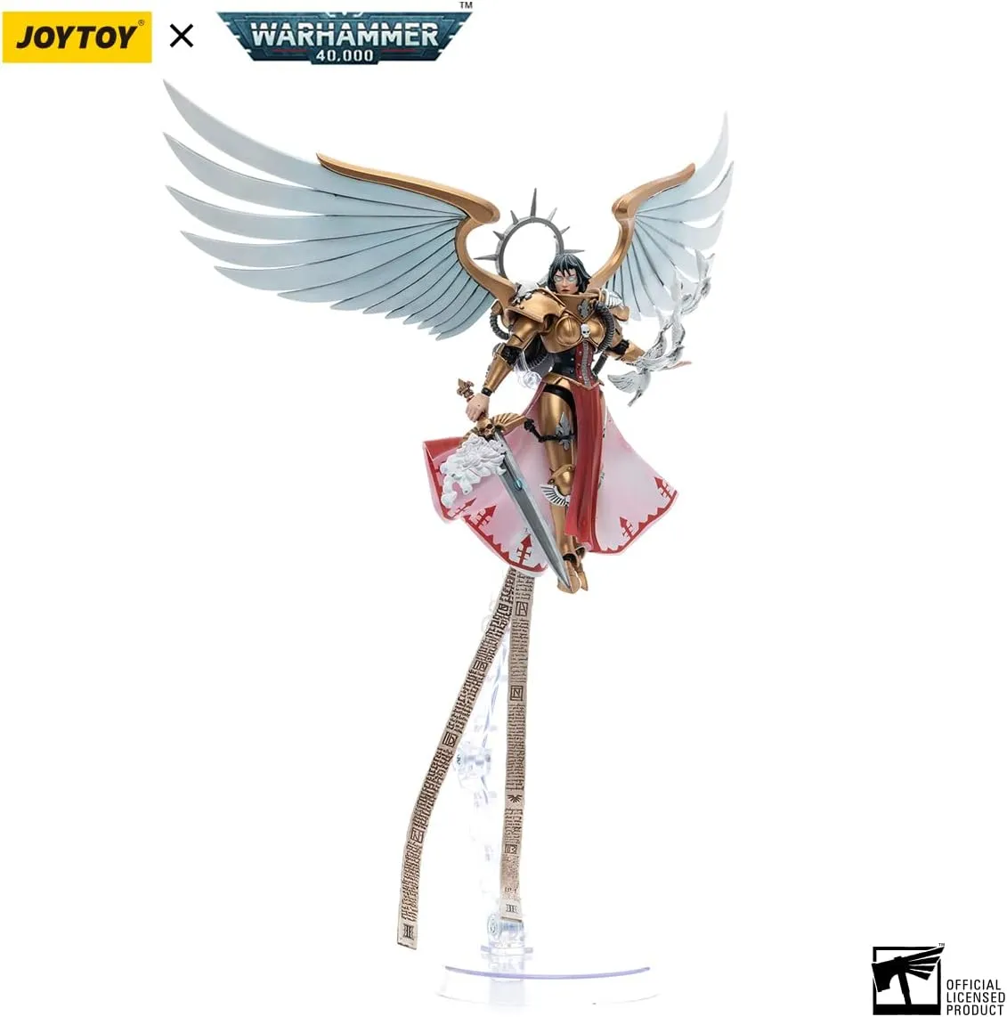 mold crumble collision abnormal Figure Adepta Sororitas Celestine The Living Saint 4.21inch Collectible Gifts$Toys for Kids 15  and Adults JOYTOY Warhammer 40k 1/18 Action 