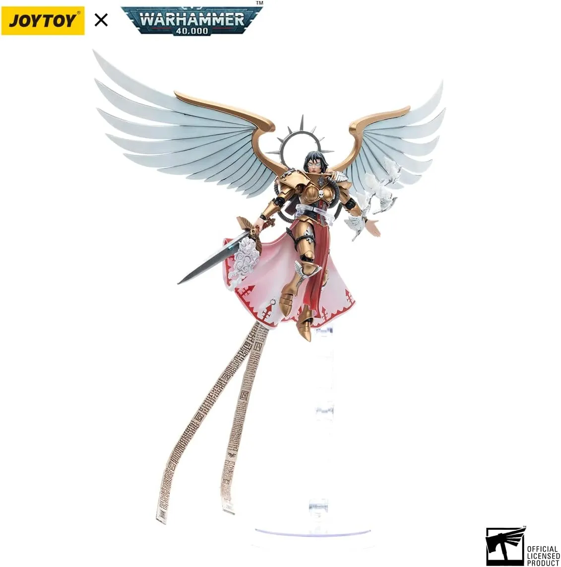 mold crumble collision abnormal Figure Adepta Sororitas Celestine The Living Saint 4.21inch Collectible Gifts$Toys for Kids 15  and Adults JOYTOY Warhammer 40k 1/18 Action 