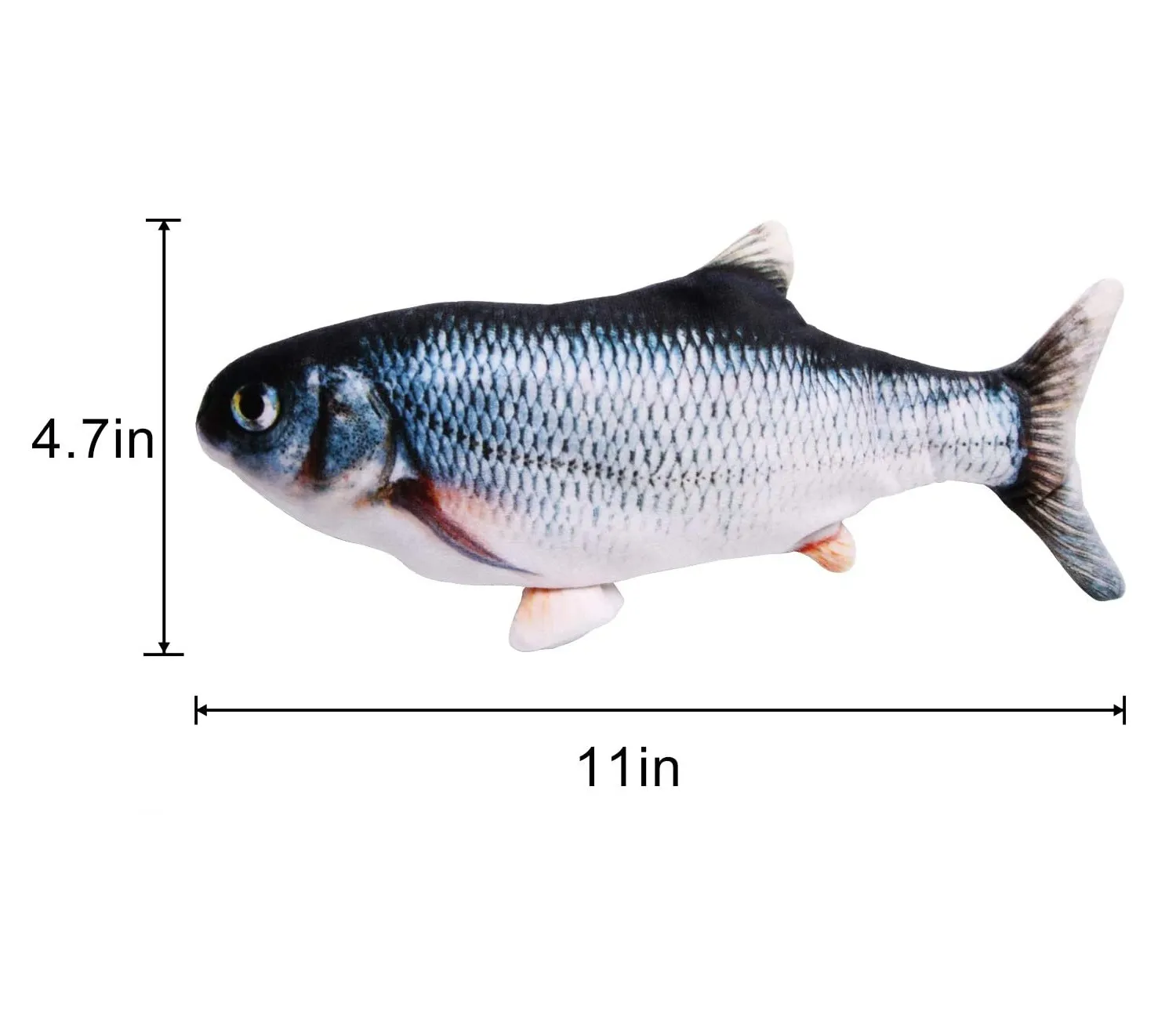 Moving Fish Cat Toy - Flopping Fish