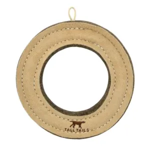 Natural Leather Ring Toy - 7"lo