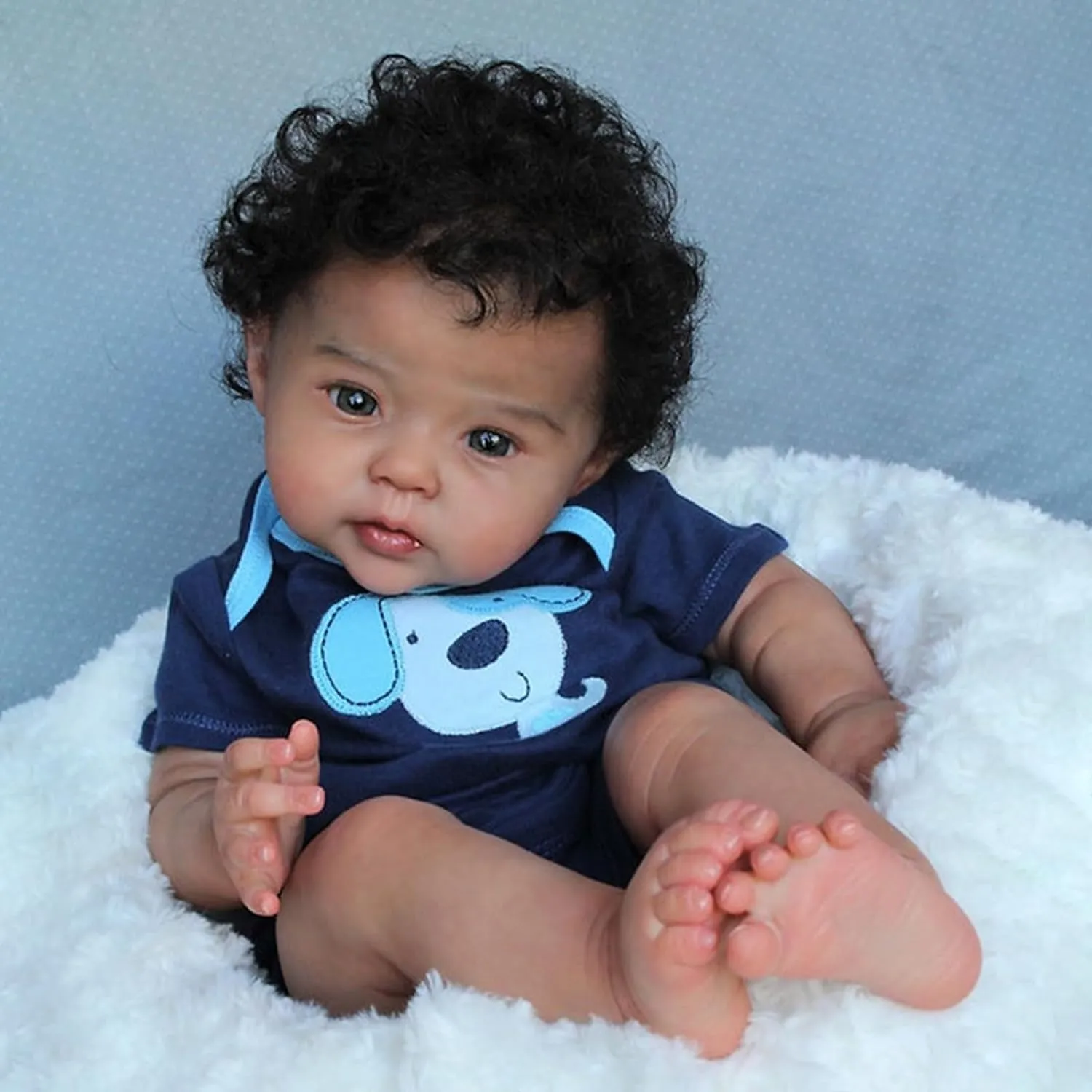 Newborn Boy Weighted Soft Body with Accessories Gift Set for Girls Boy Age 3  CHAREX Reborn Baby Dolls - 20 inch Reborn Baby Dolls African American, bury song Lifelike 