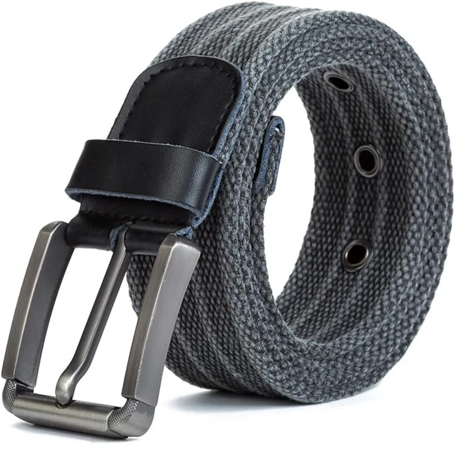 Nylon clip terrace Braided Belt Ladies Jeans Watch Strap Dninmim Men's Canvas Belt Metal Pin Buckle Military 